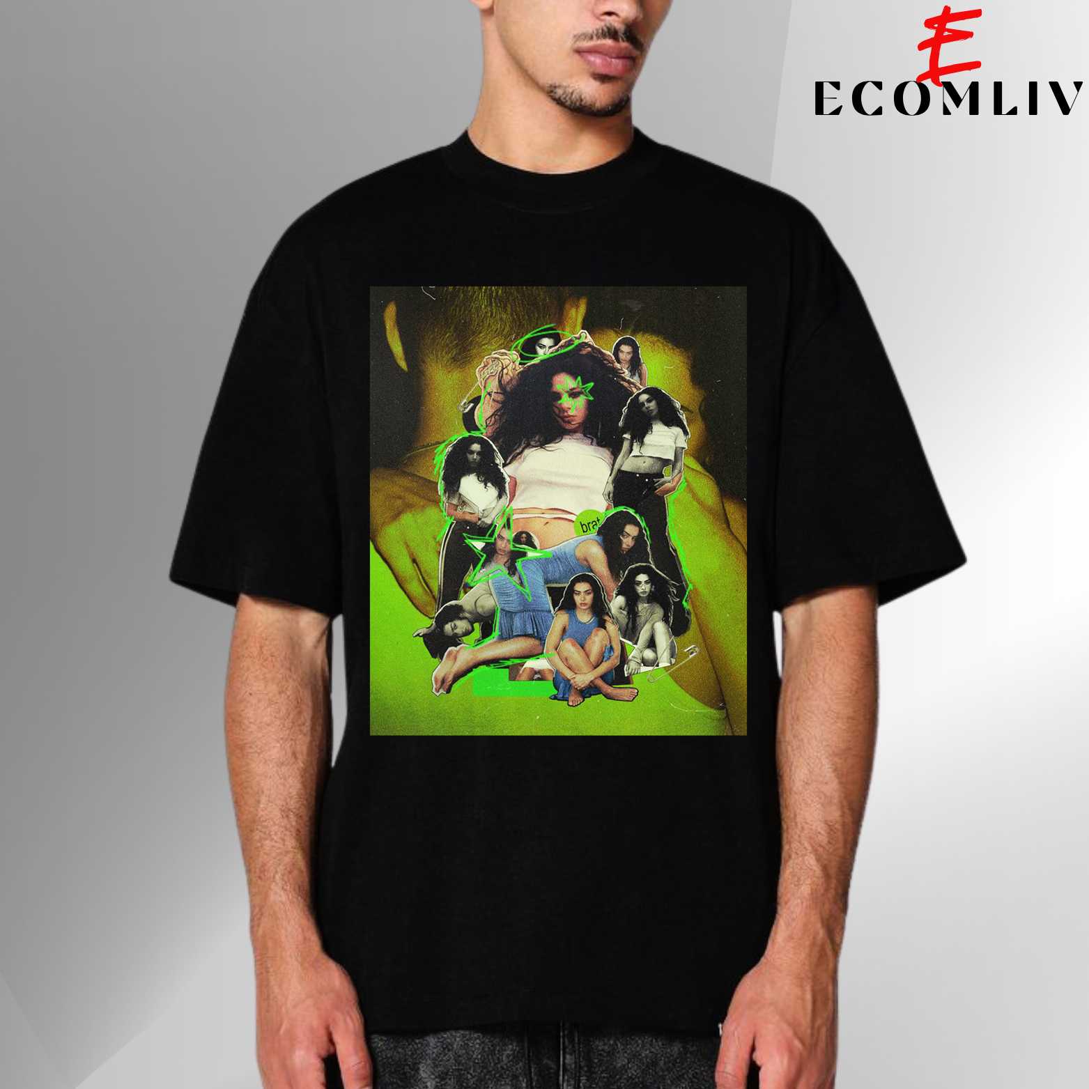 Crash Pop Album Tee, Charli Xcx Streetwear T Shirt, Unisex Music Shirt